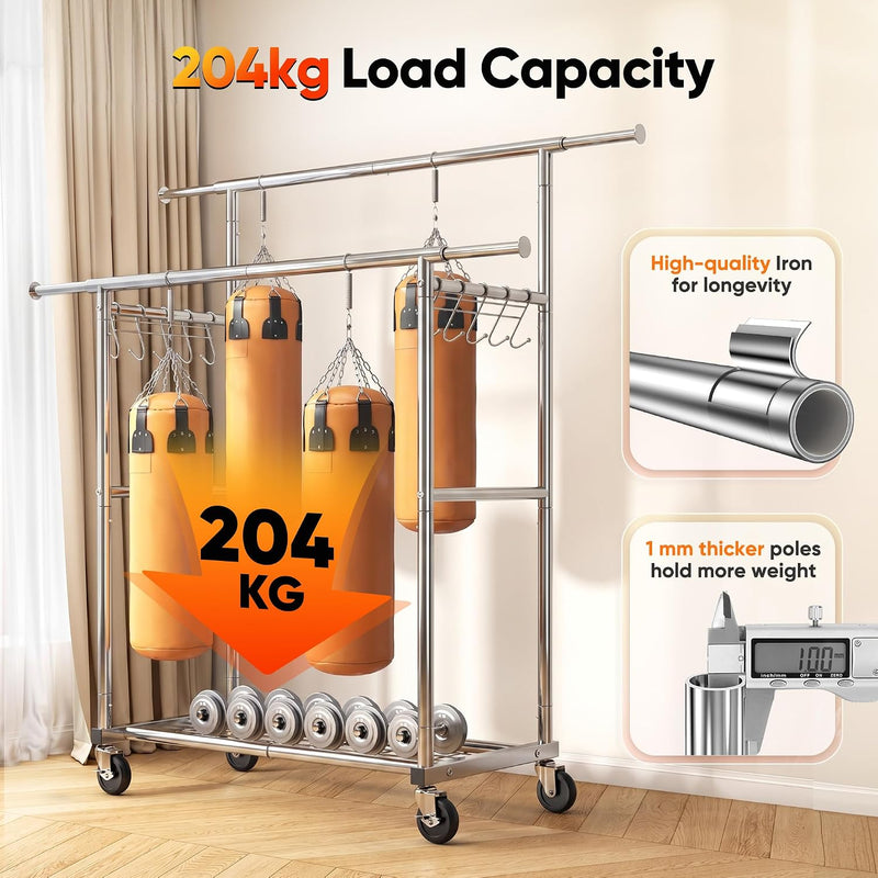 Double Rod Clothes Rail