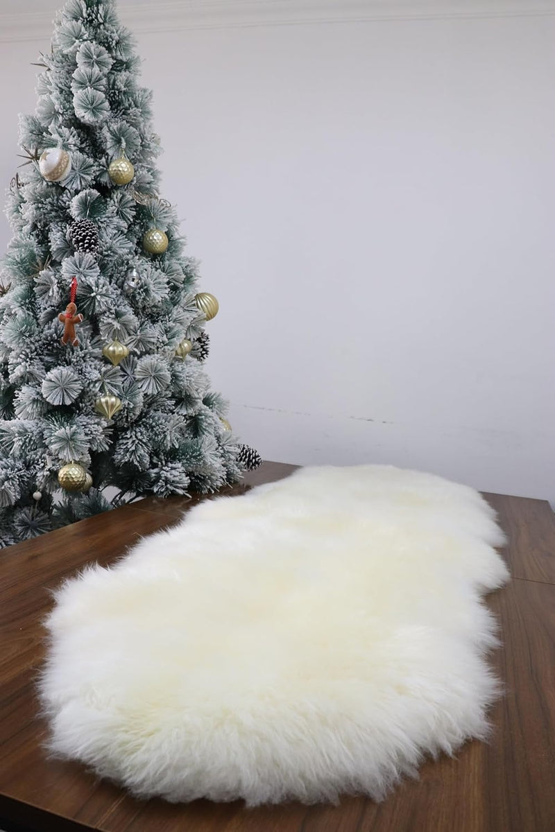 Double Sheepskin Rug Genuine New Zealand