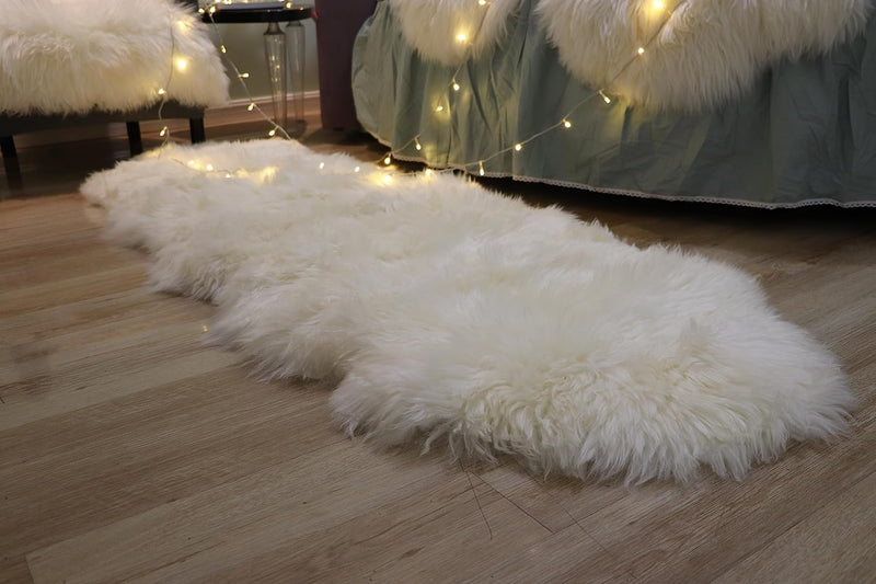Double Sheepskin Rug Genuine New Zealand