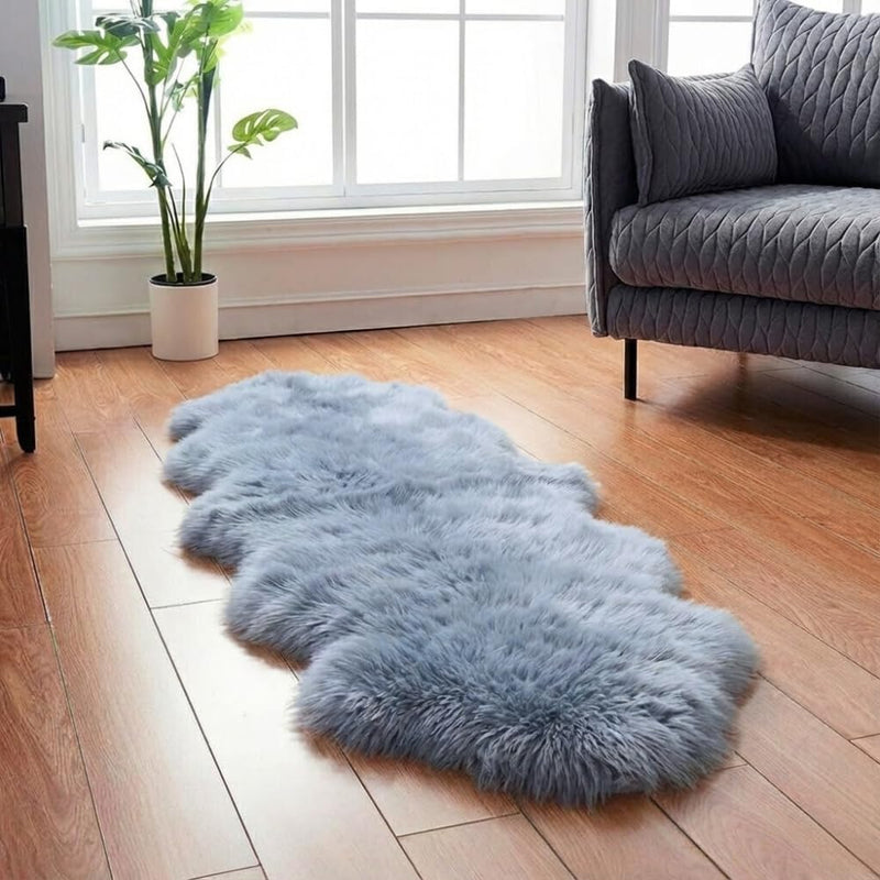 Double Sheepskin Rug Genuine New Zealand