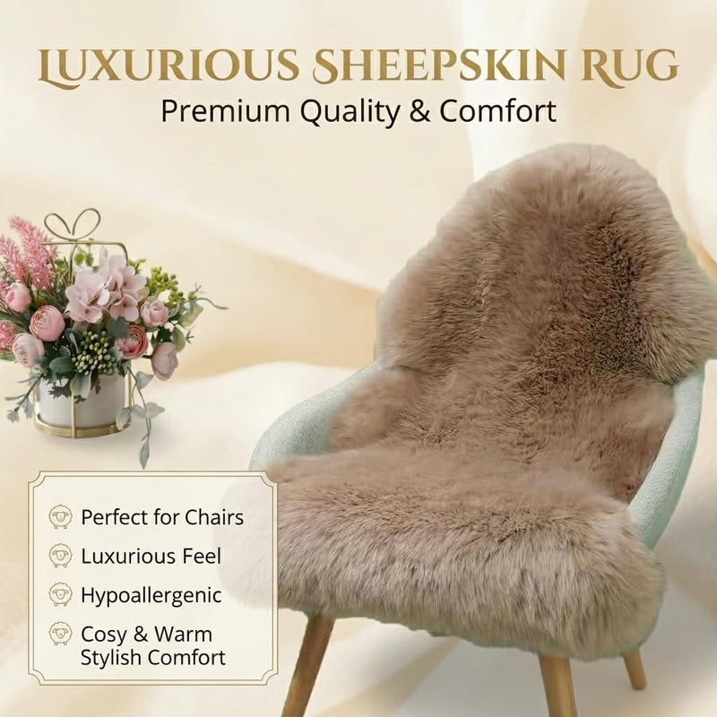 Double Sheepskin Rug Genuine New Zealand