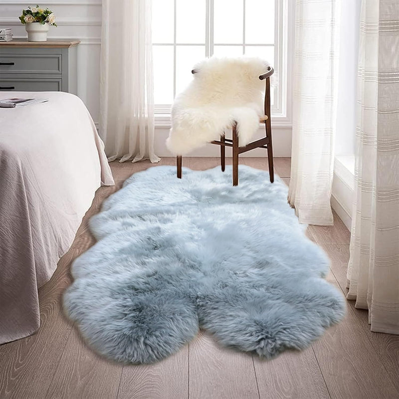 Double Sheepskin Rug Genuine New Zealand
