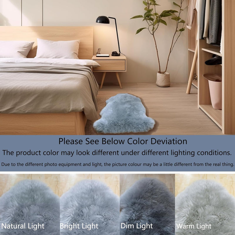 Double Sheepskin Rug Genuine New Zealand