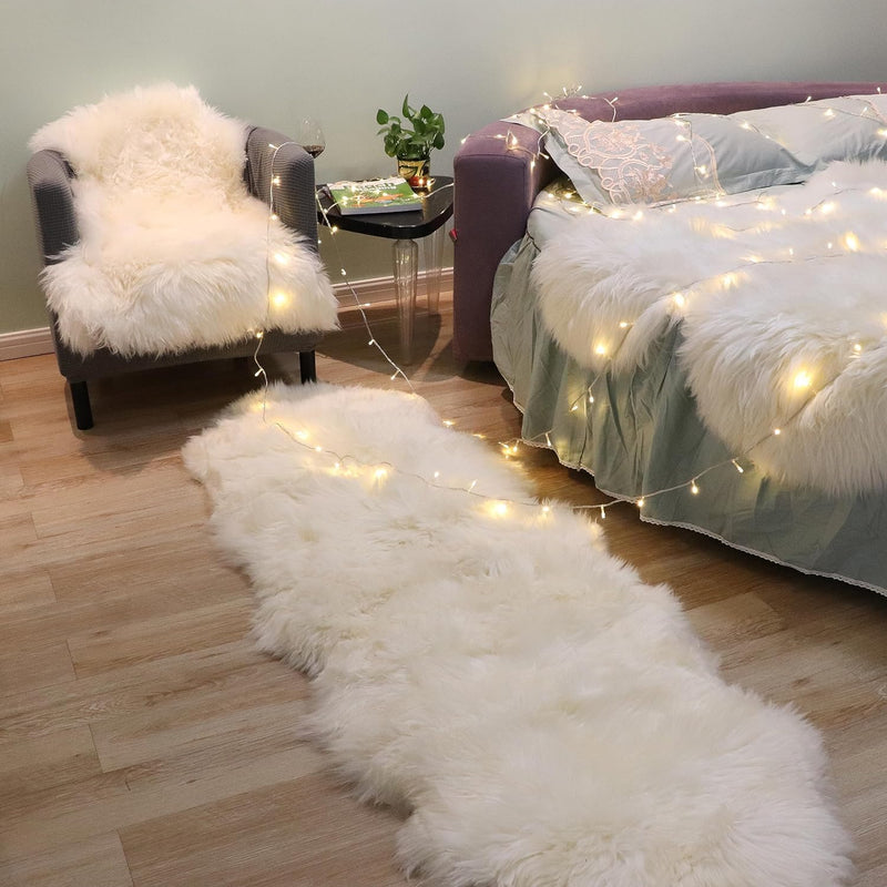 Double Sheepskin Rug Genuine New Zealand