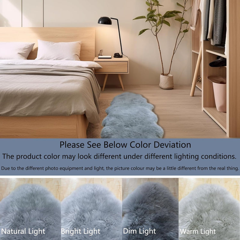 Double Sheepskin Rug Genuine New Zealand