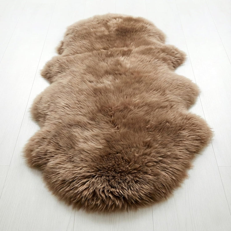 Double Sheepskin Rug Genuine New Zealand