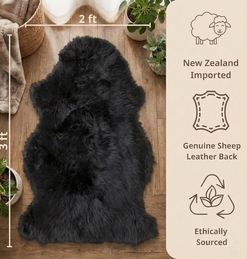 Double Sheepskin Rug Genuine New Zealand