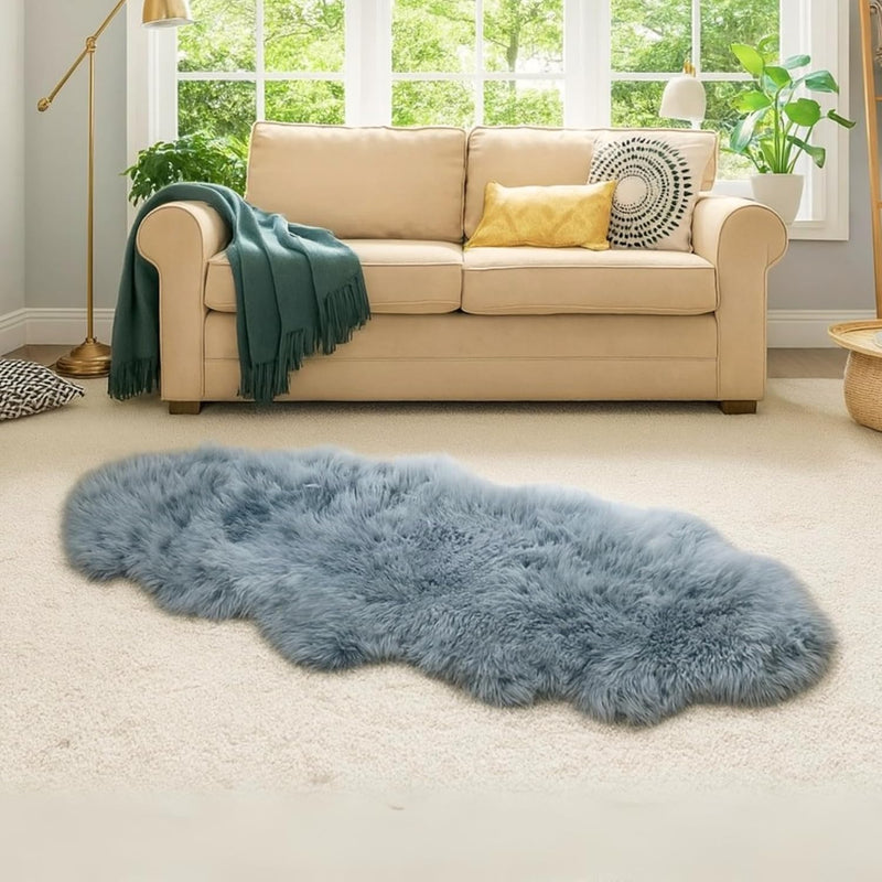 Double Sheepskin Rug Genuine New Zealand
