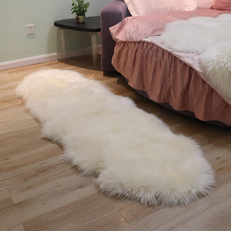 Double Sheepskin Rug Genuine New Zealand