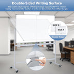 Double Sided Whiteboard with Stand