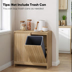 Double Tilt Out Laundry Hamper Cabinet Hidden