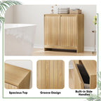 Double Tilt Out Laundry Hamper Cabinet Hidden