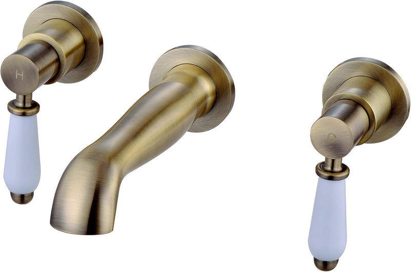 Downton Pillar Taps English Hot Cold