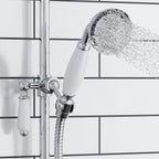 Downton Thermostatic 2 Outlet Shower System Chrome Rainfall