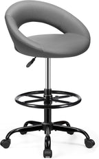 Drafting Chair for Standing Desk Height Adjustable Rolling
