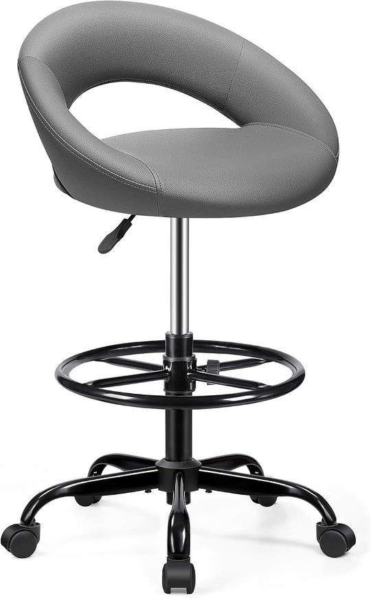 Drafting Chair for Standing Desk Height Adjustable Rolling
