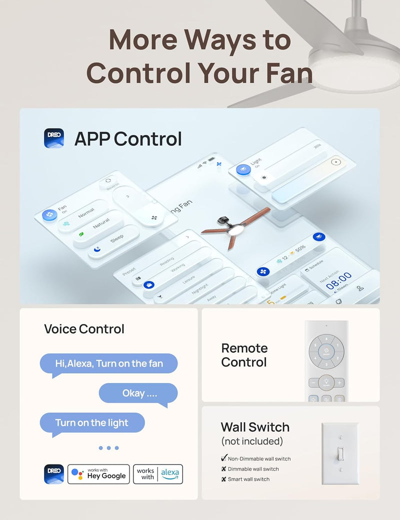 Ceiling Fans with Lights 52 Inch Fan 12
