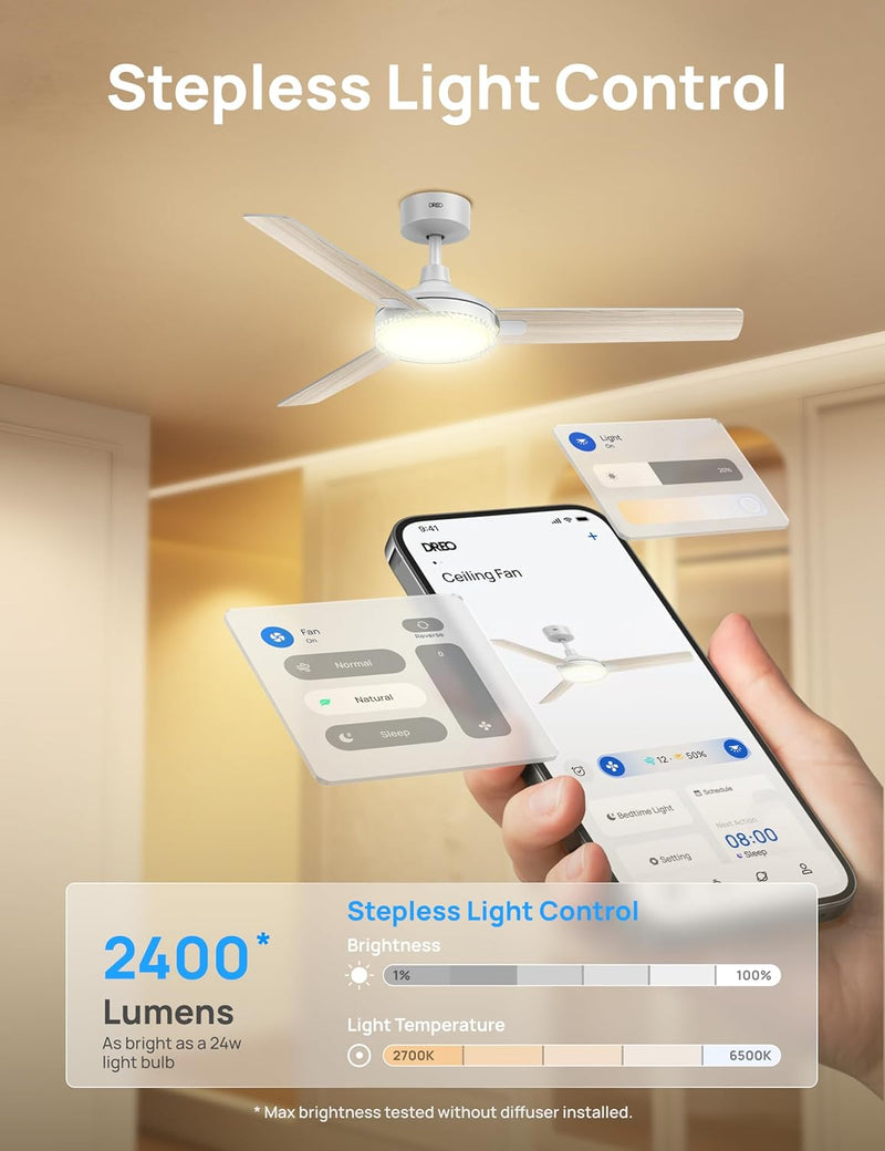 Ceiling Fans with Lights 52 Inch Fan 12