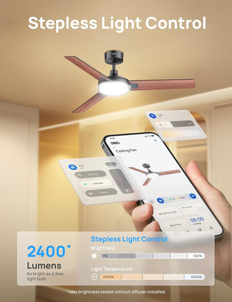 Ceiling Fans with Lights 52 Inch Fan 12