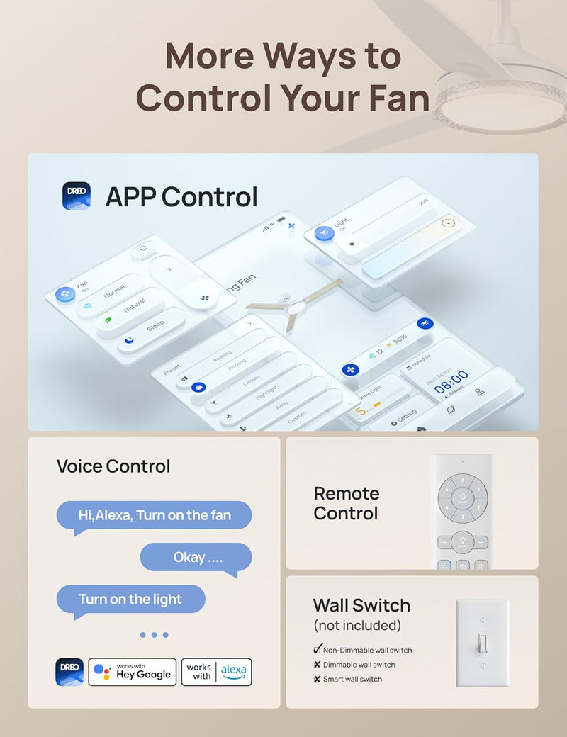 Ceiling Fans with Lights 52 Inch Fan 12