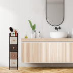 Dresser 4 Drawer Compartments with Shelf Folding Baskets