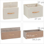 Dresser 5 Drawer Compartments with Shelf Folding Baskets