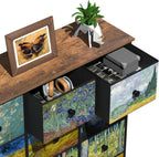 Dresser Bedroom with 6 Fabric Drawers Wide Dressers