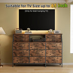 Dresser for Bedroom with 13 Drawers 55” Wide