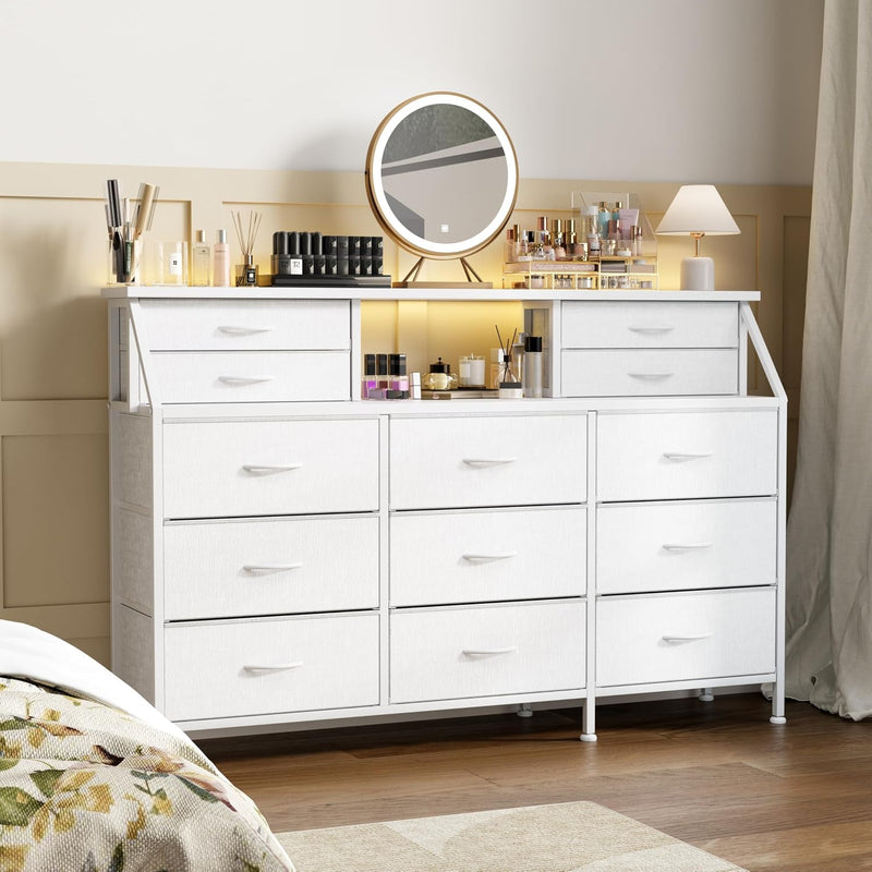 Dresser for Bedroom with 13 Drawers 55” Wide