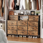 Dresser for Bedroom with 13 Drawers 55” Wide