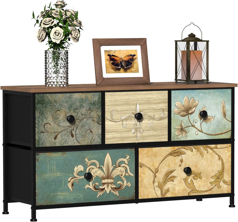 Dresser with Drawer for Bedroom 9 Fabric Drawers