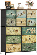 Dresser with Drawer for Bedroom 9 Fabric Drawers