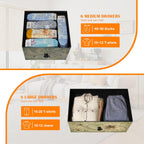 Dresser with Drawer for Bedroom 9 Fabric Drawers
