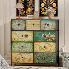 Dresser with Drawer for Bedroom 9 Fabric Drawers