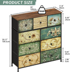 Dresser with Drawer for Bedroom 9 Fabric Drawers
