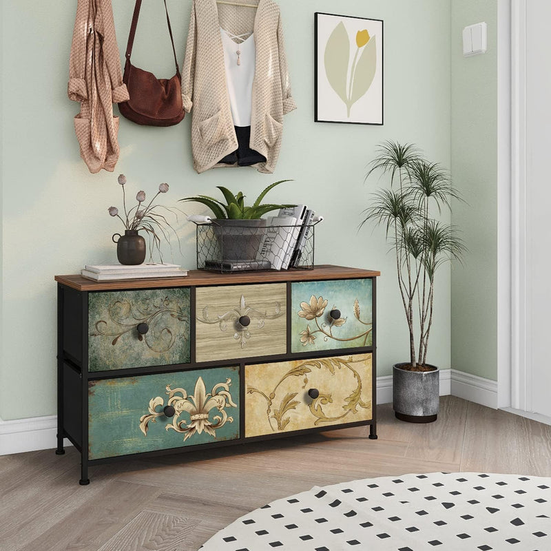 Dresser with Drawer for Bedroom 9 Fabric Drawers