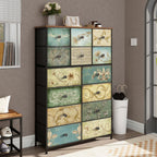 Dresser with Drawer for Bedroom 9 Fabric Drawers