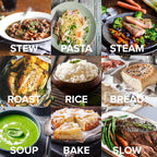 Drewcole Cleverchef 14-In-1 Cooker Stew Roast Slow Steam