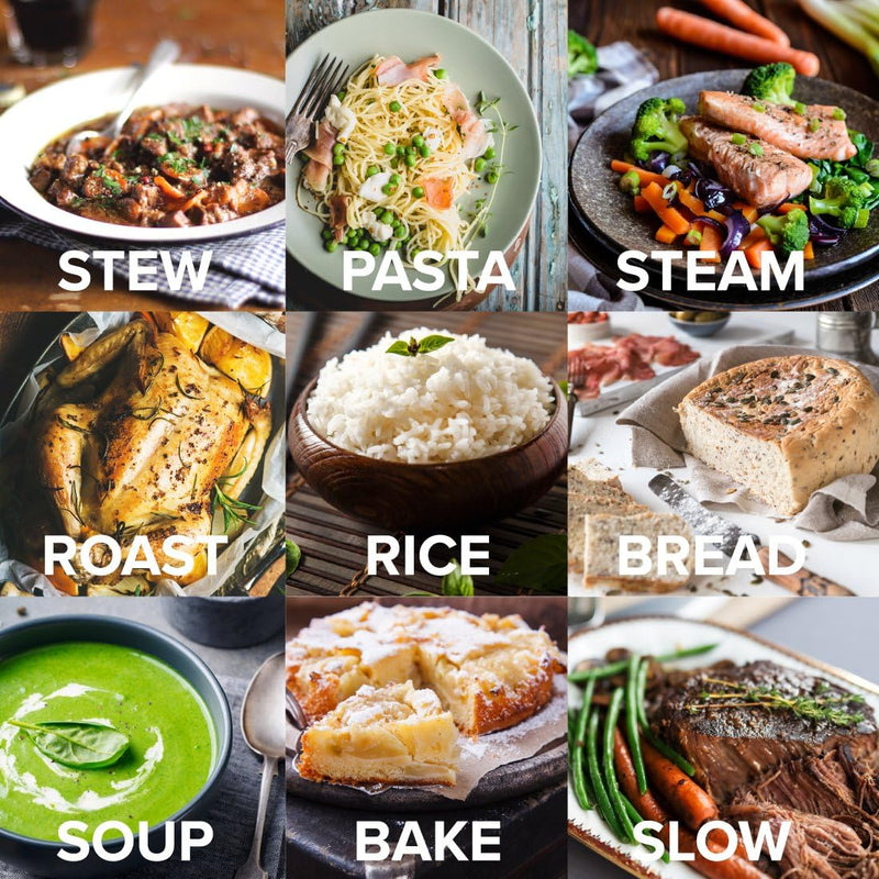 14-In-1 Multi Cooker Stew Roast Slow Steam Bake