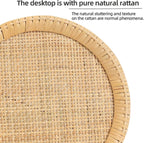 Drink Table Rattan Round Small Side for Spaces