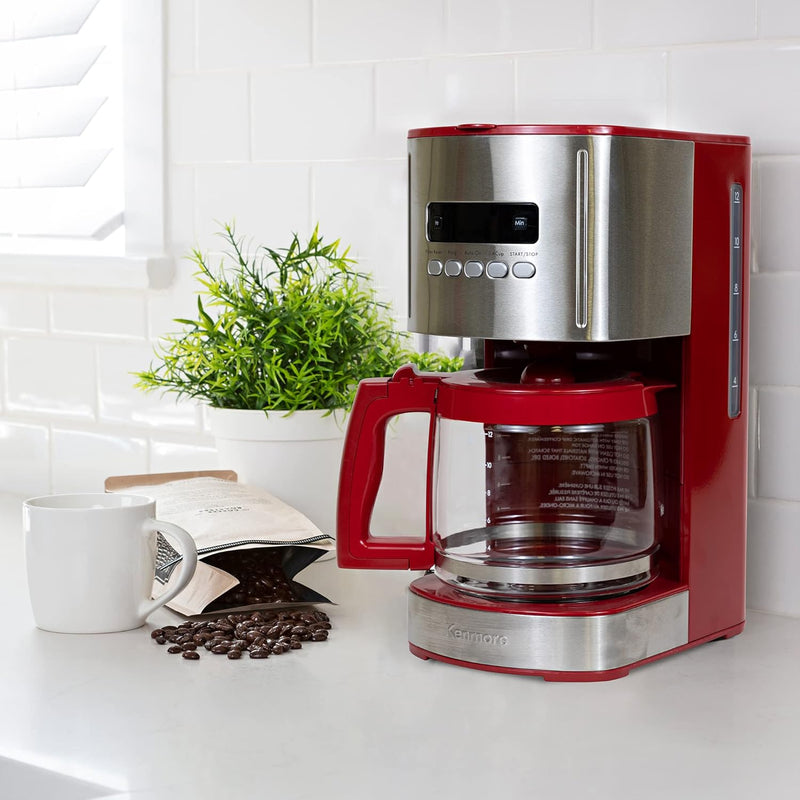 Drip Coffee Maker Machine 12-Cup 1.8L Programmable Filter