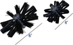 Dryer Vent Duct Cleaner Kit Chimney Cleaning Brush