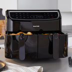 Dual Air Fryer Double Drawer 2 Xl Non-Stick
