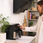 Dual Air Fryer Double Drawer 2 Xl Non-Stick