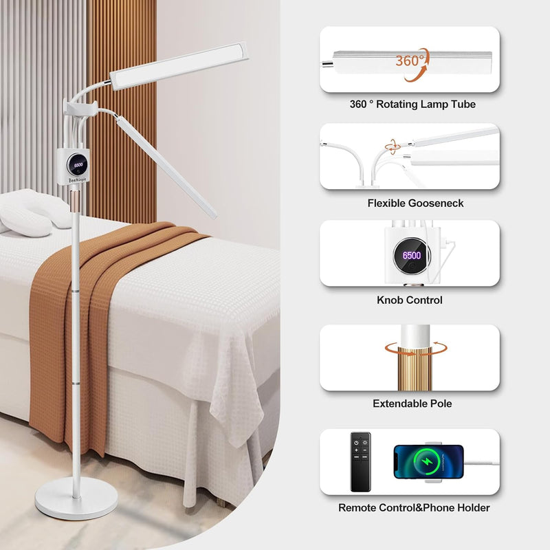 Dual Arms Lash Light Dimmable 3 Colour Tattoo