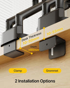 Dual Monitor Arm for 17-40 Inch Screens