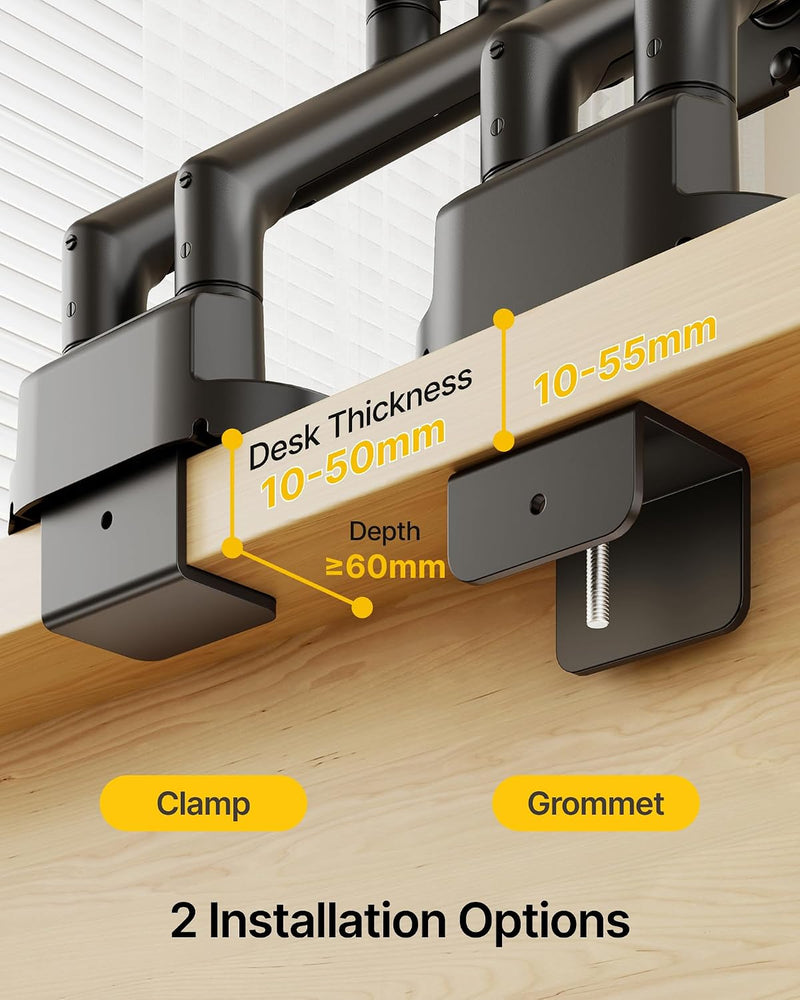 Dual Monitor Arm for 17-40 Inch Screens