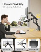 Dual Monitor Arm for 17-40 Inch Screens