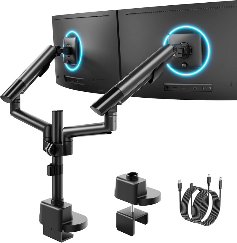 Dual Monitor Arm for 17-40 Inch Screens Up