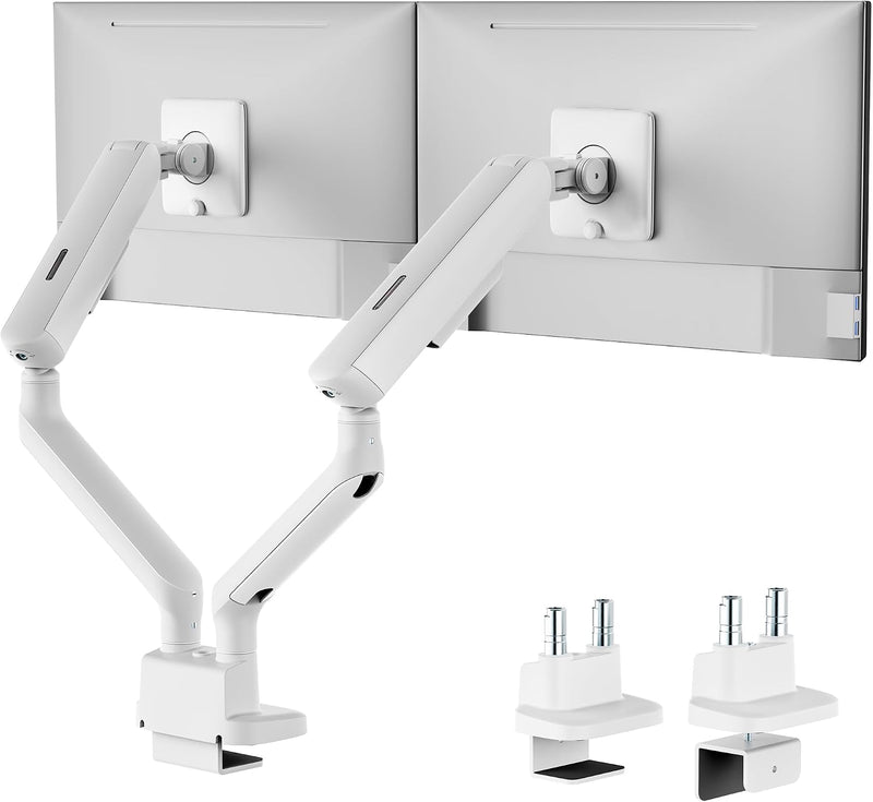 Dual Monitor Arm with USB for 17-35" Screens
